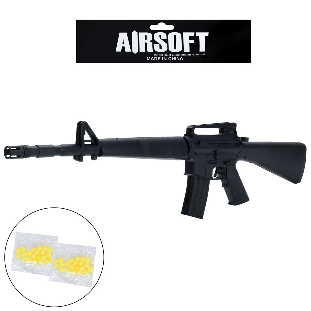 Автомат 223-A1 пластикові кулі, кул., 63-18-4 см.