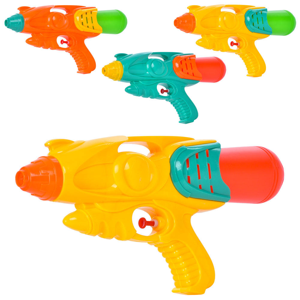 Водяний пістолет MR 1046 розмір середній 34см, 4 кольори, кул., 40-22-6 см.