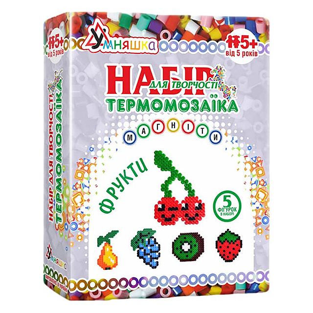 Набір д/творчості "Магніти з термомозаїки "Фрукти"