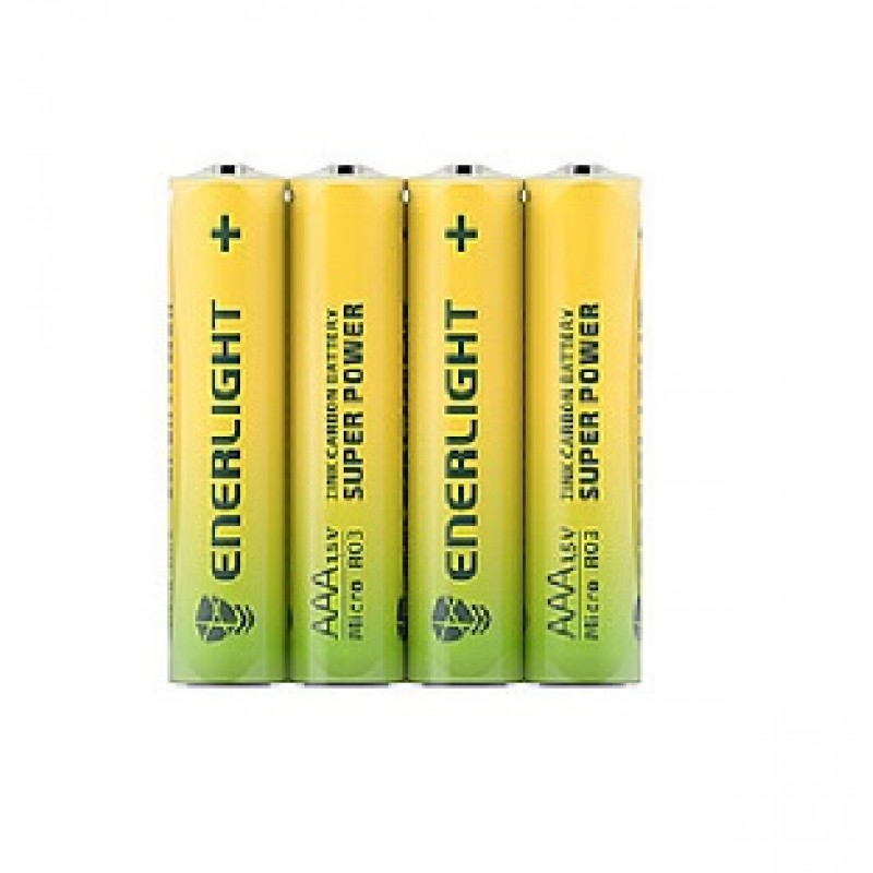 Батарейка ENERLIGHT Super Power (AAА МІНІ-ПАЛЬЧИК) (ТЕХНІЧНИЙ) ЦІНА ЗА 4 БАТАРЕЙКИ