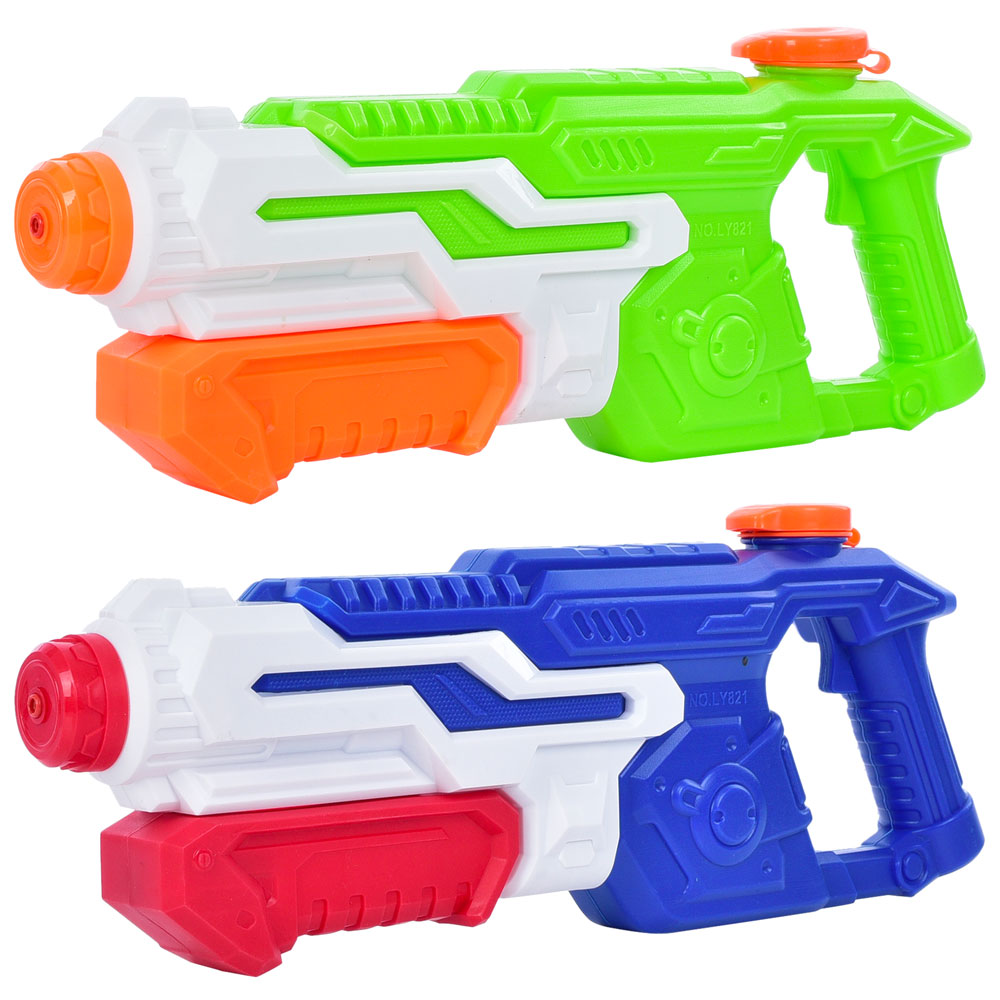 Водяний бластер MR 0505 помпа, розмір великий, 2 кольори, кул., 45-18-5 см.