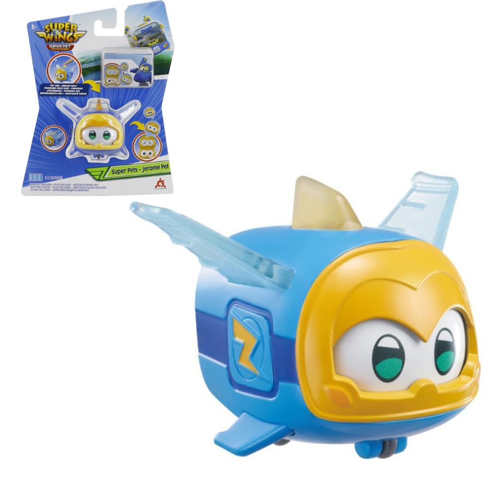 Ігрова фігурка Super Wings Super Pet Джером улюбленець (Jerome pet), світло