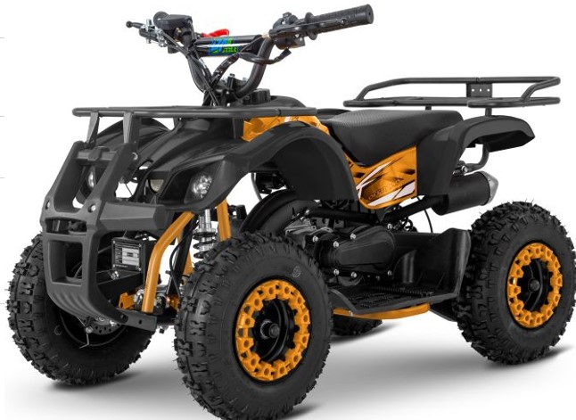 Квадроцикл HB-ATV1000AS-2-7 мотор 1000W,3акум 12A/12V,швидкість25км/год,допуст.нав. 45кг,чорн-помар.