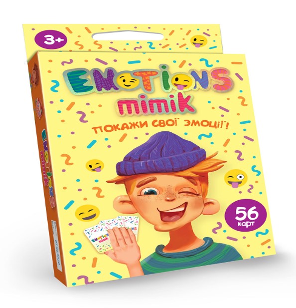 Карткова гра "Emotions Mimik " укр