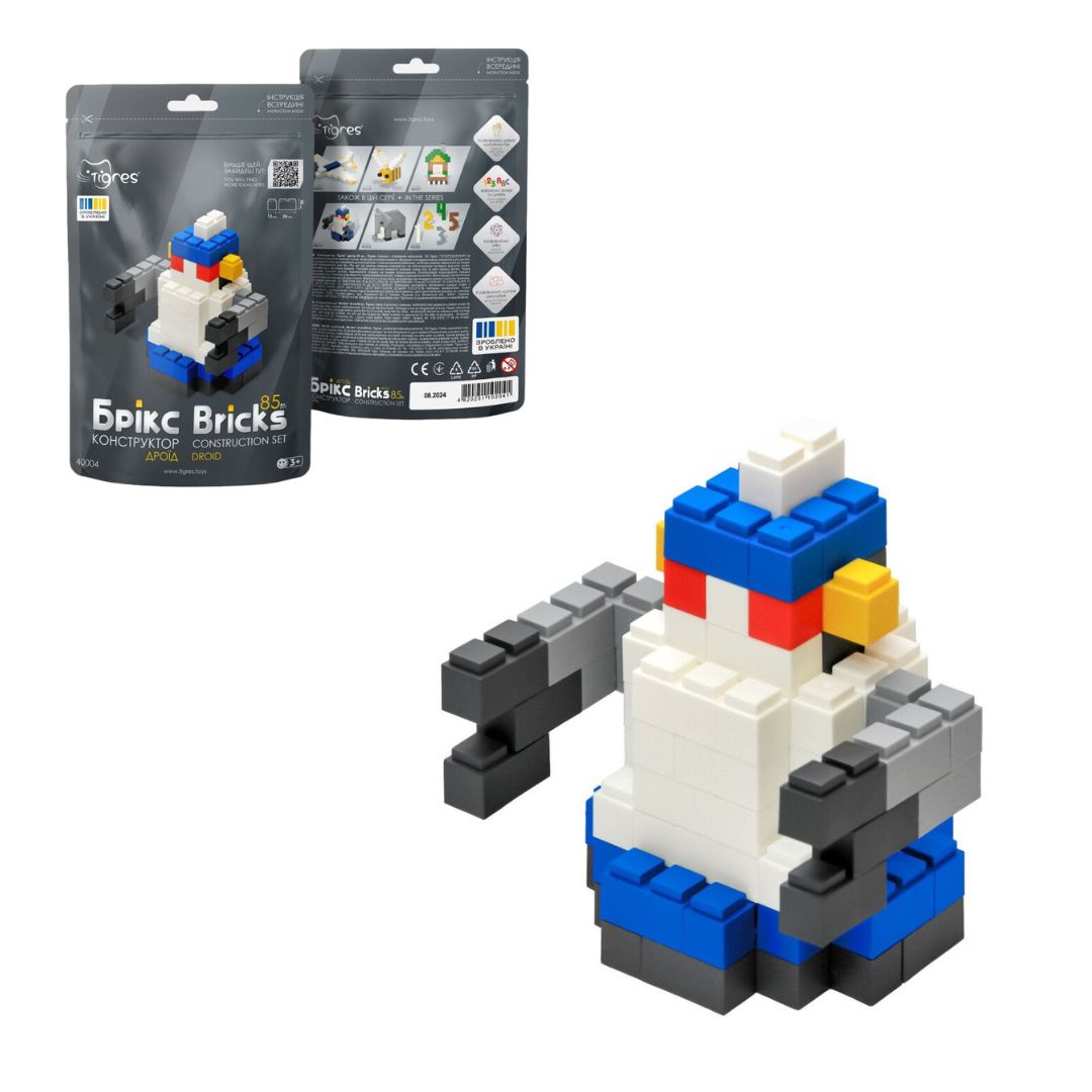 Конструктор "Брікс" дроїд 85 ел., Tigres