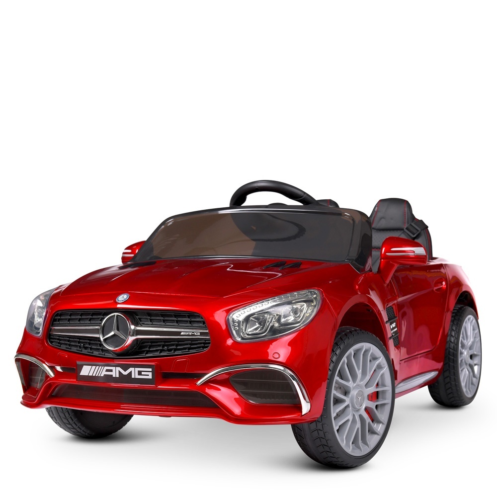 Машина M 4871EBLRS-3 радіокер.,2,4G,1 акум.12V9AH,2мотор45W,MP3,USB,муз,світло,шкір.сид.,фарб.чорний