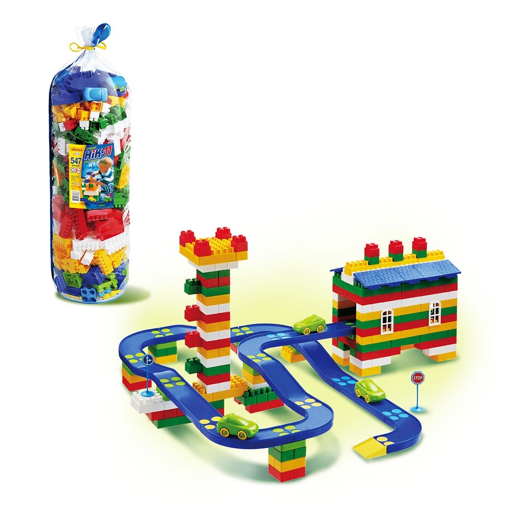 Конструктор дитячий "НІК-11" (547 дет.) шитий кульок