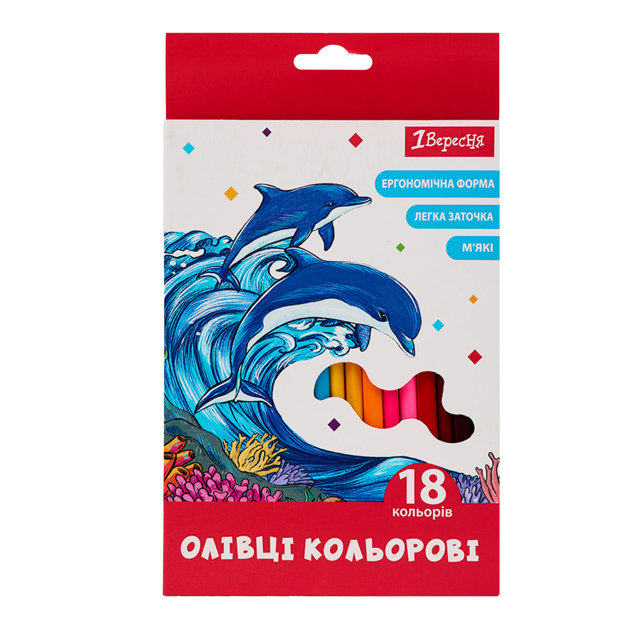 Олівці кольорові 1Вересня 18 кол. "Classic"