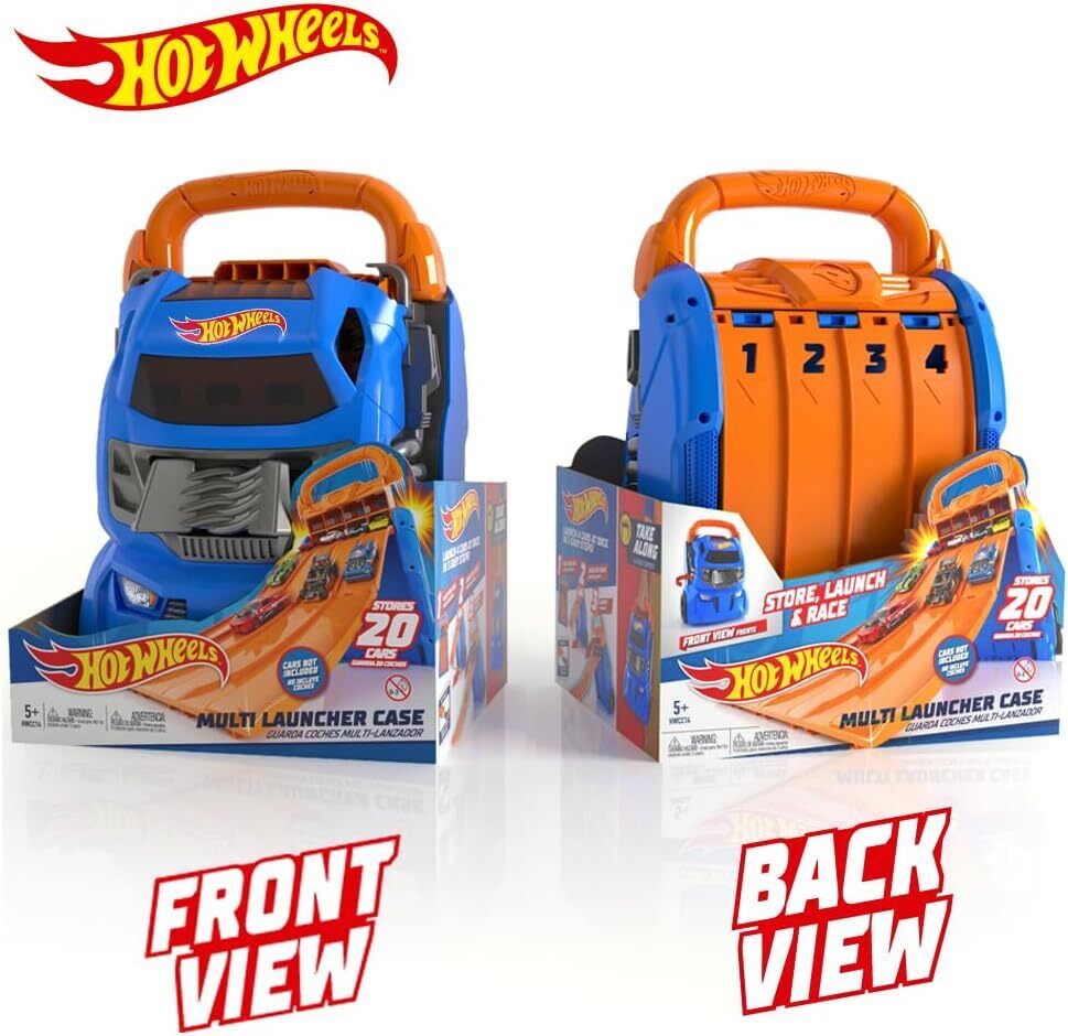 Портативний трек-контейнер з 4 рівнобіжними доріжками Hot Wheels