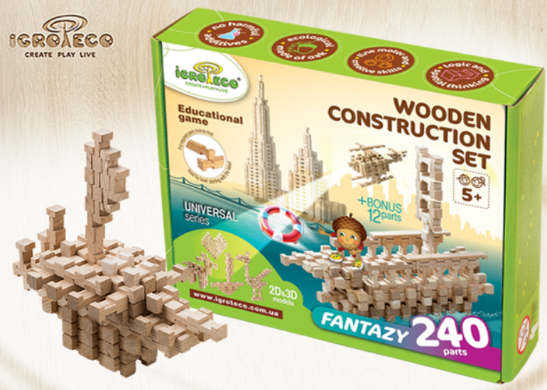 Конструктор "Фантазія 240 дет."