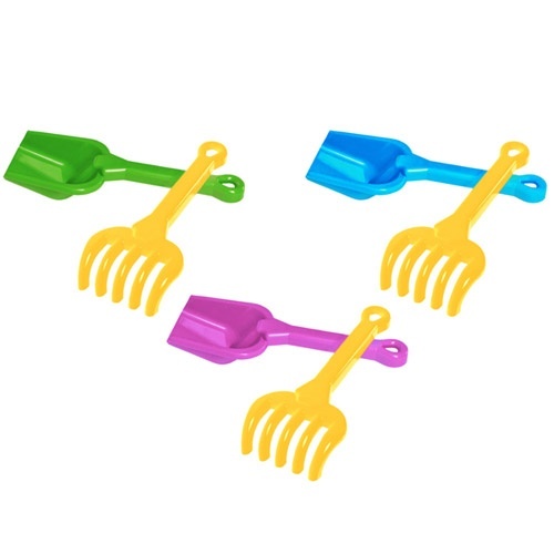 Іграшка набір "Лопатка + грабельки Б ТехноК"