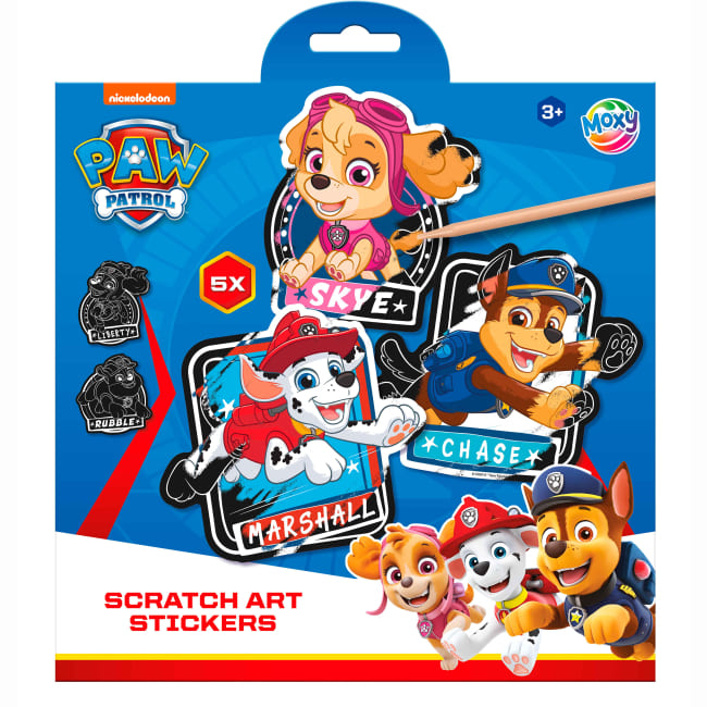 Moxy Paw Patrol Набір для творчості "Скретч-наліпки", арт.723450