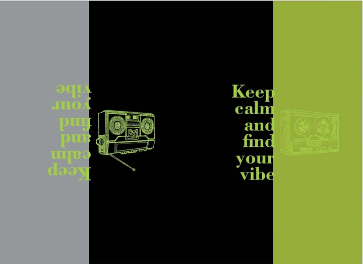 Блокнот TM 4Profi "Two in One" green/gray, A5