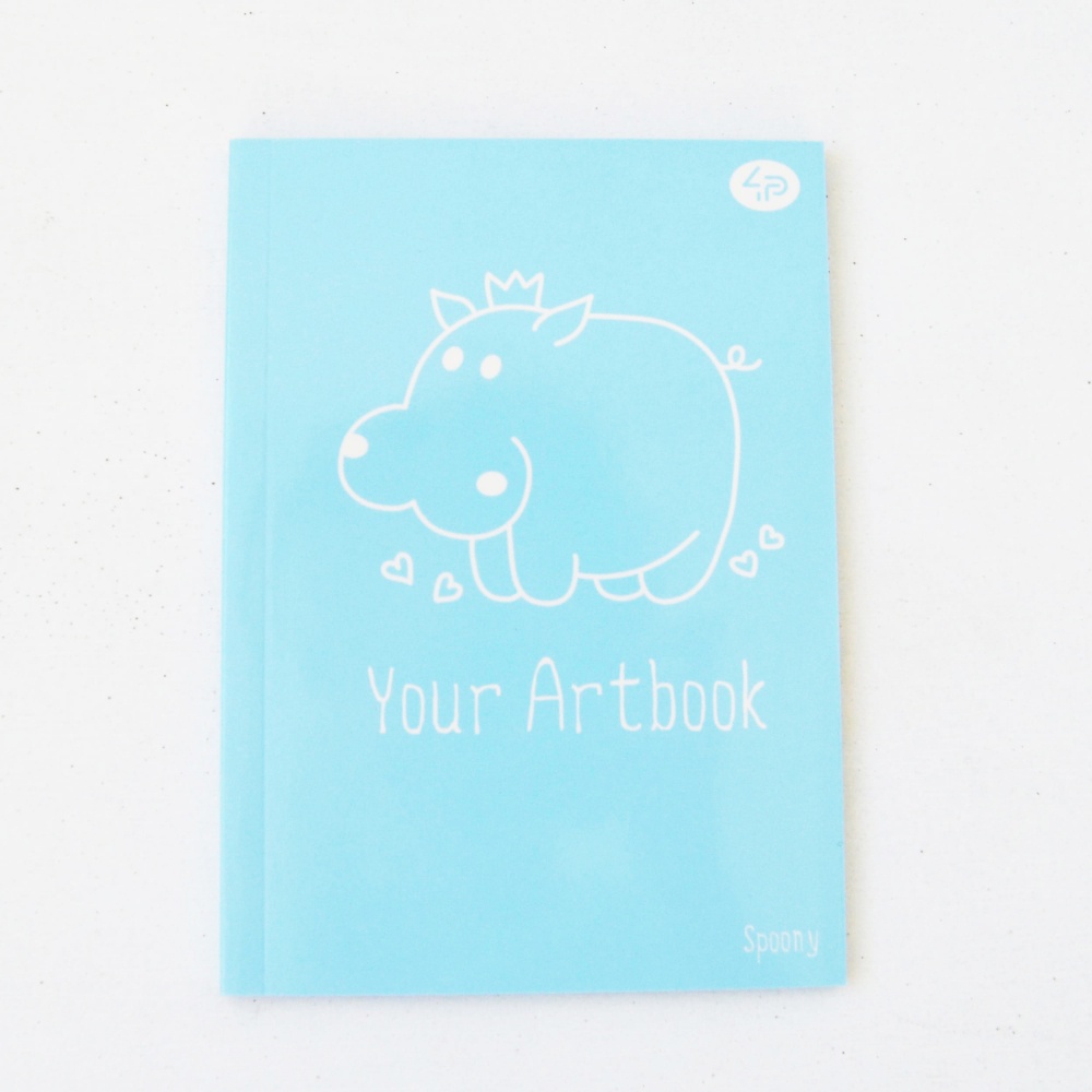 Блокнот TM Profiplan "Artbook "Spoony", hippo, A5
