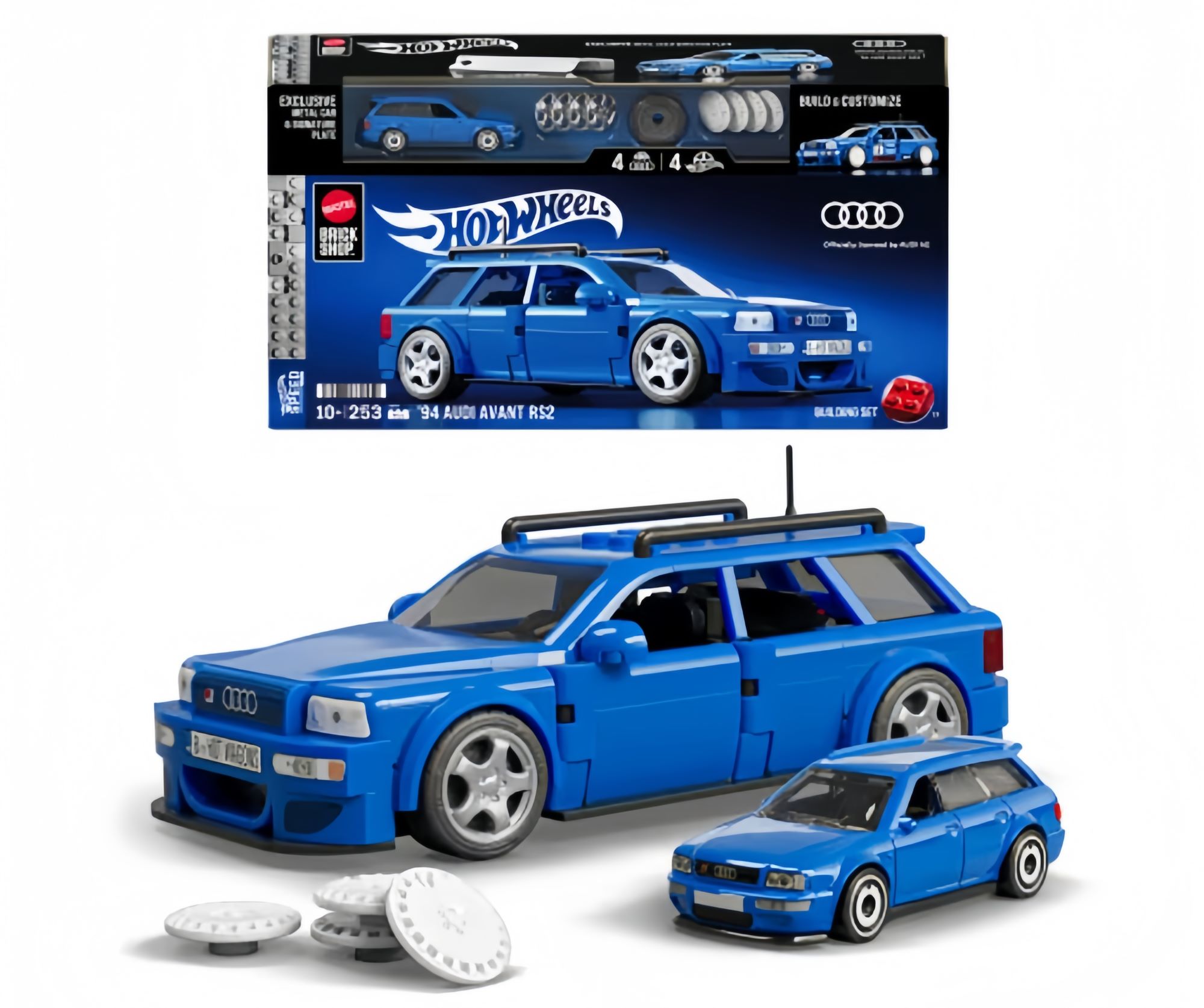 Колекційна машинка-конструктор "Audi" серії "Speed" Mattel Brick Shop