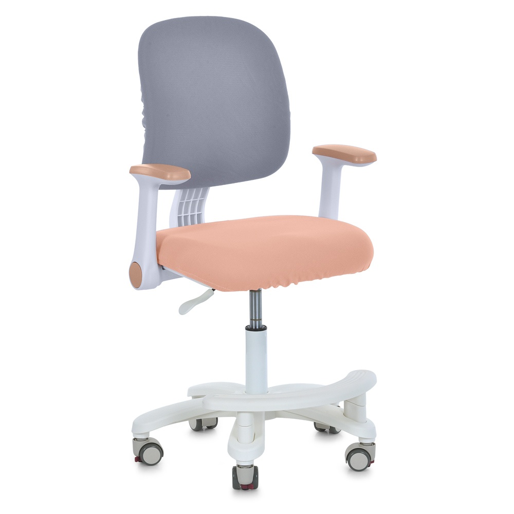 Дитяче крісло M 6250-13 з підлокіт. і підніж.,блок.коліс,м'яке сид.,спинка із сітки,рег.висота,перс.