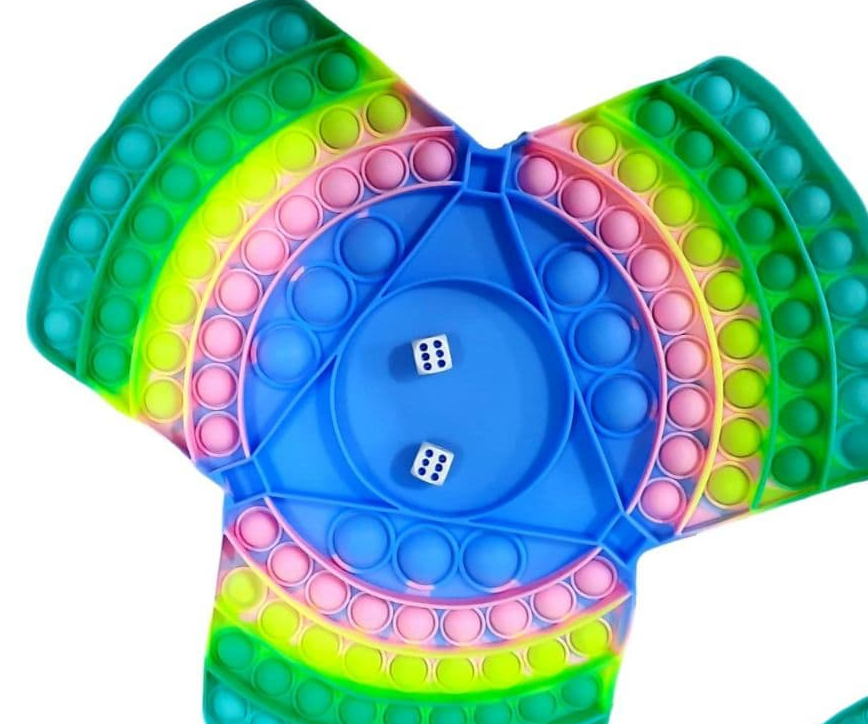 Сенсорна Іграшка Антистрес для Ігри з Кубиками 30 * 30CM (Pop it)