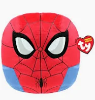 Дитяча іграшка м’яконабивна TY SQUISH-A-BOOS 39254 "SPIDERMAN" 20 см, 39254