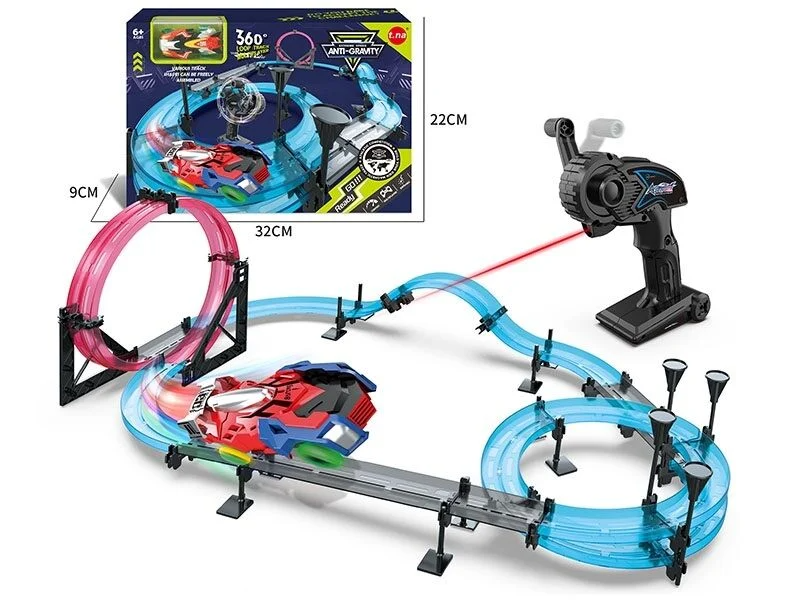 Трек магнітний TN 1275 (12) радіокерування, машинка, підсвічування, пульт управління, usb дріт, інструкція, в коробці