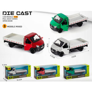 Машина 3619A  інерція, метал, 14,5см, відчиняються двері,гумові колеса,3кольори,кор. 18-8,5-6,5см