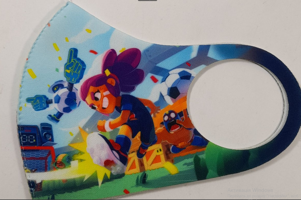 Маска Pitta Print S Brawl Stars Story Суперстадион Шелли																						