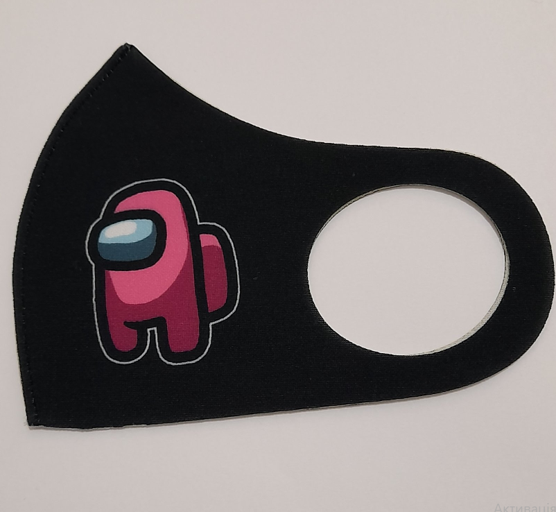 Маска Pitta Print M Among Us Rose Black																						