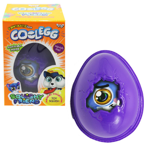 Креативна творчість "Cool Egg" яйце велике (4) CE-01-01,02,03,04	