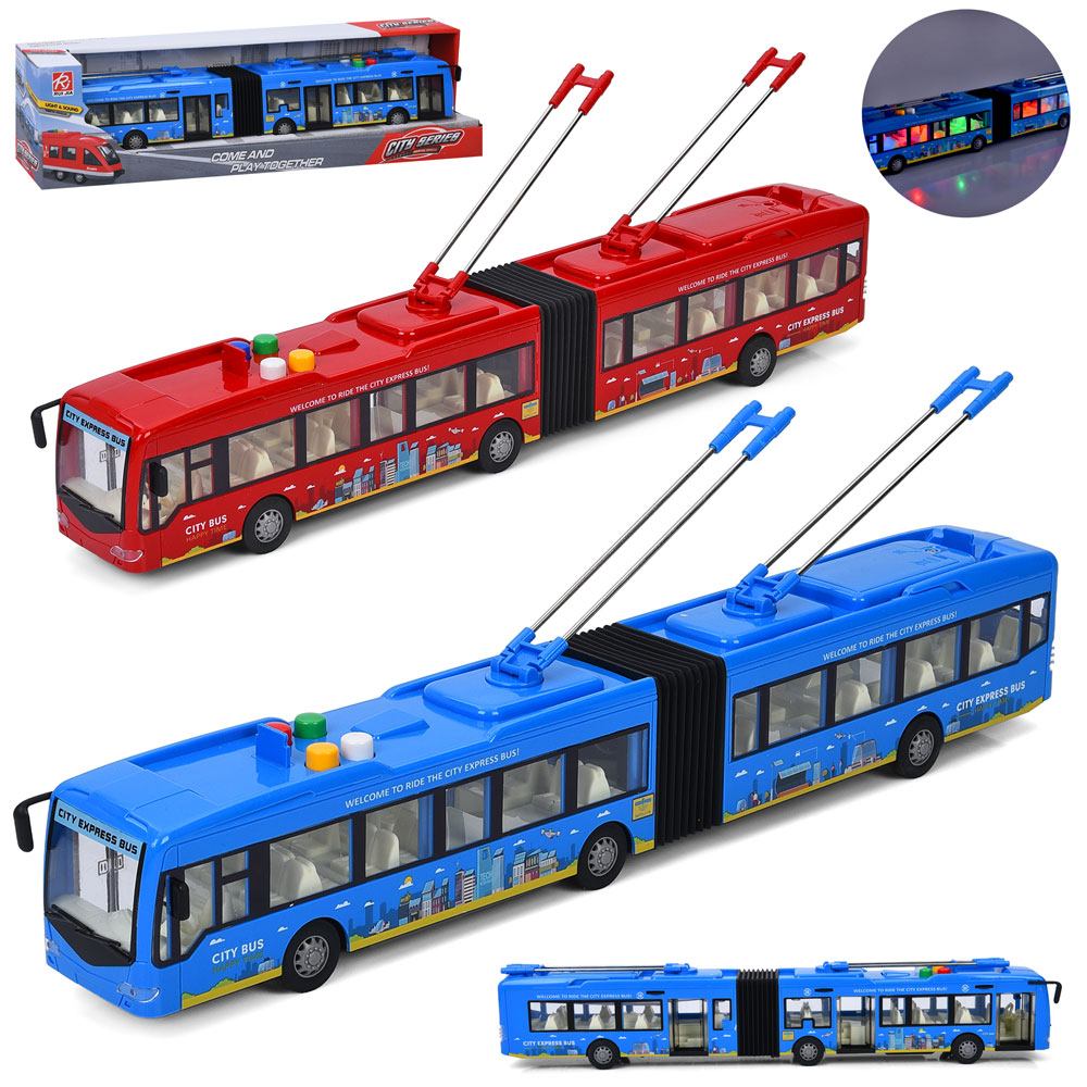 Тролейбус RJ3346B інерція,46см,1:16,зв,світ,відчин двері,гум.колеса,2кол.на бат-ці,в кор.50-14-9,5см