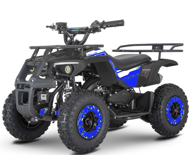 Квадроцикл HB-ATV1000AS-2-4 мотор 1000W,3акум 12A/12V,швидкість25км/год,допуст.нав. 45кг,чорн./син.