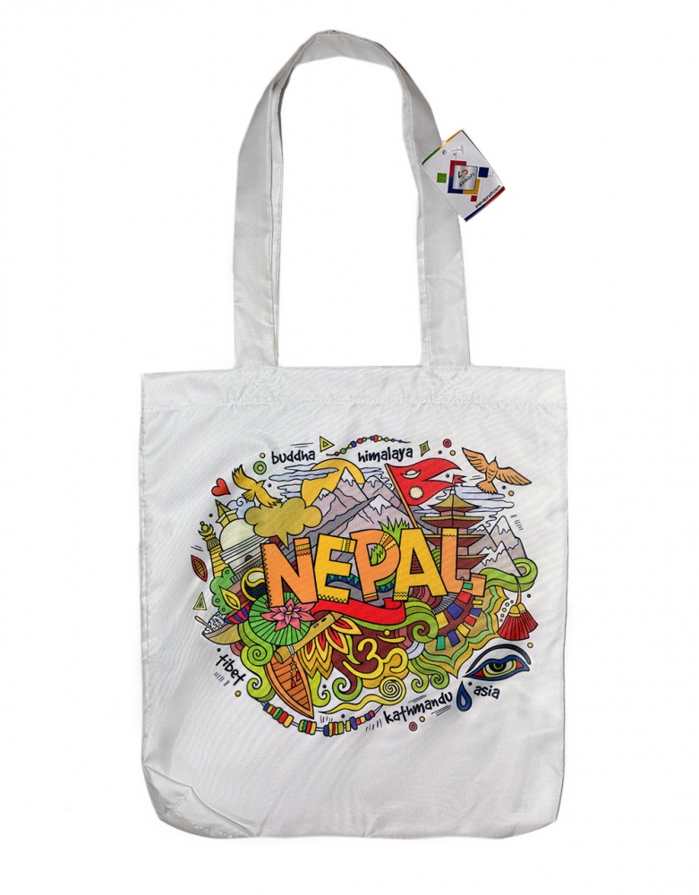 Сумка шопер Nepal 40х35 см ручка 60 см