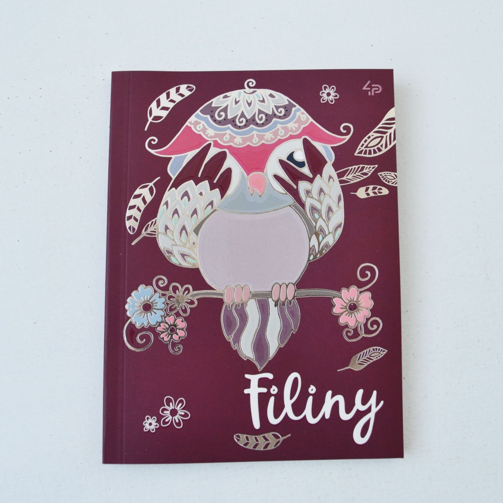 Блокнот TM Profiplan "Filiny" burgundy, A5