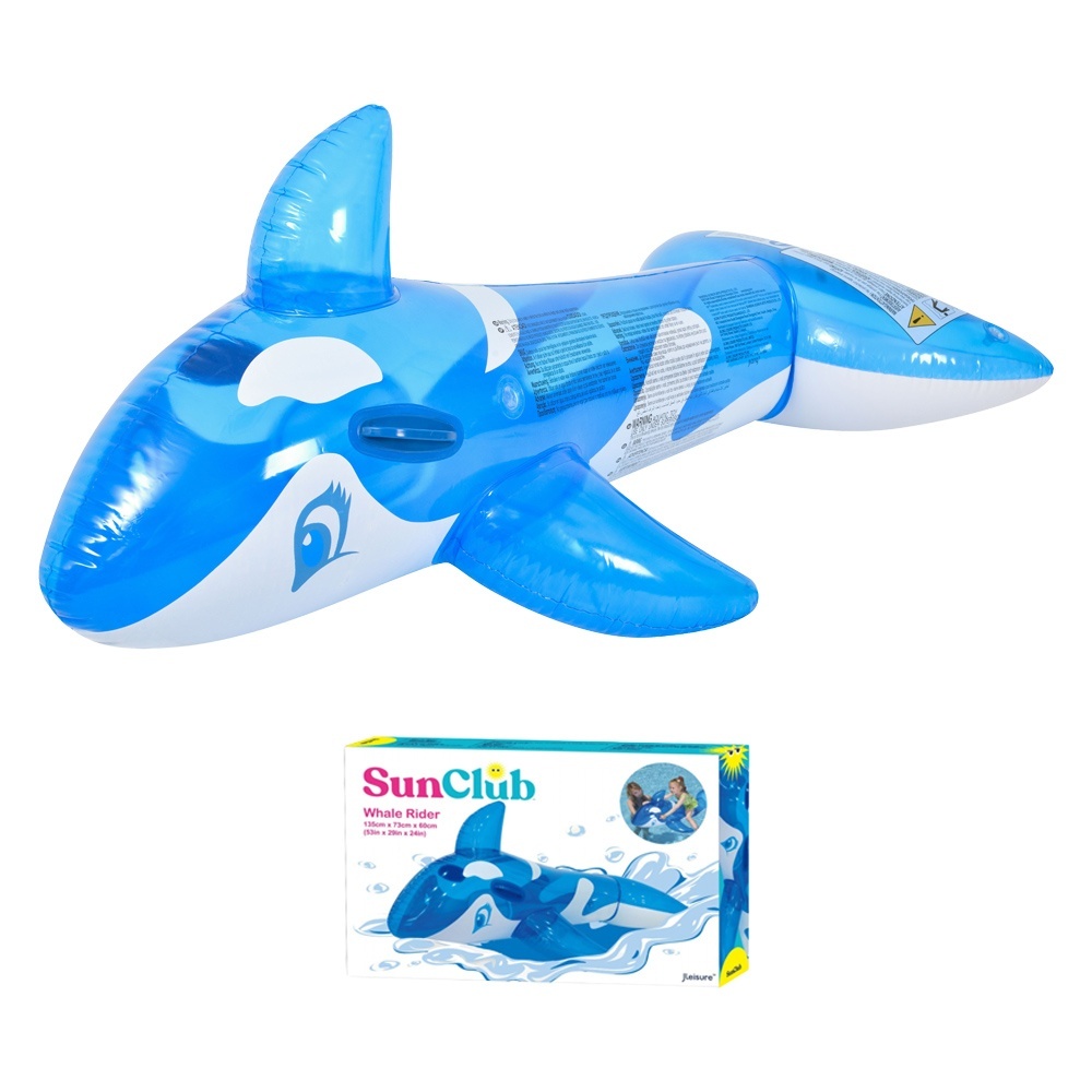 Плотик 37215 надувний, Кит, 135х73х60см,2повітряні камери,2 ручки, навантаження до45кг,вік3+