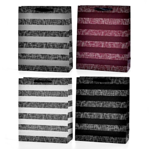 Пакет подарунковий паперовий S "Striped" 18*23*10см., R90884-S