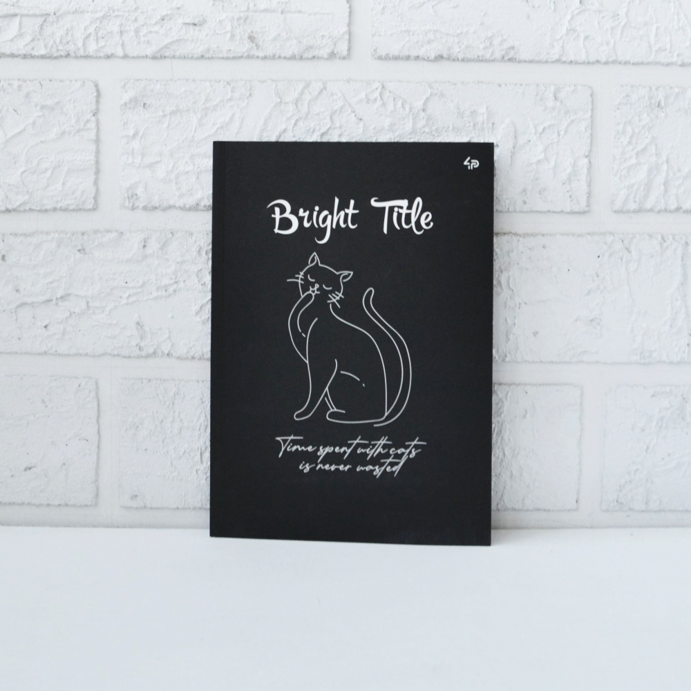 Блокнот TM Profiplan "Bright Title note" cat, В6