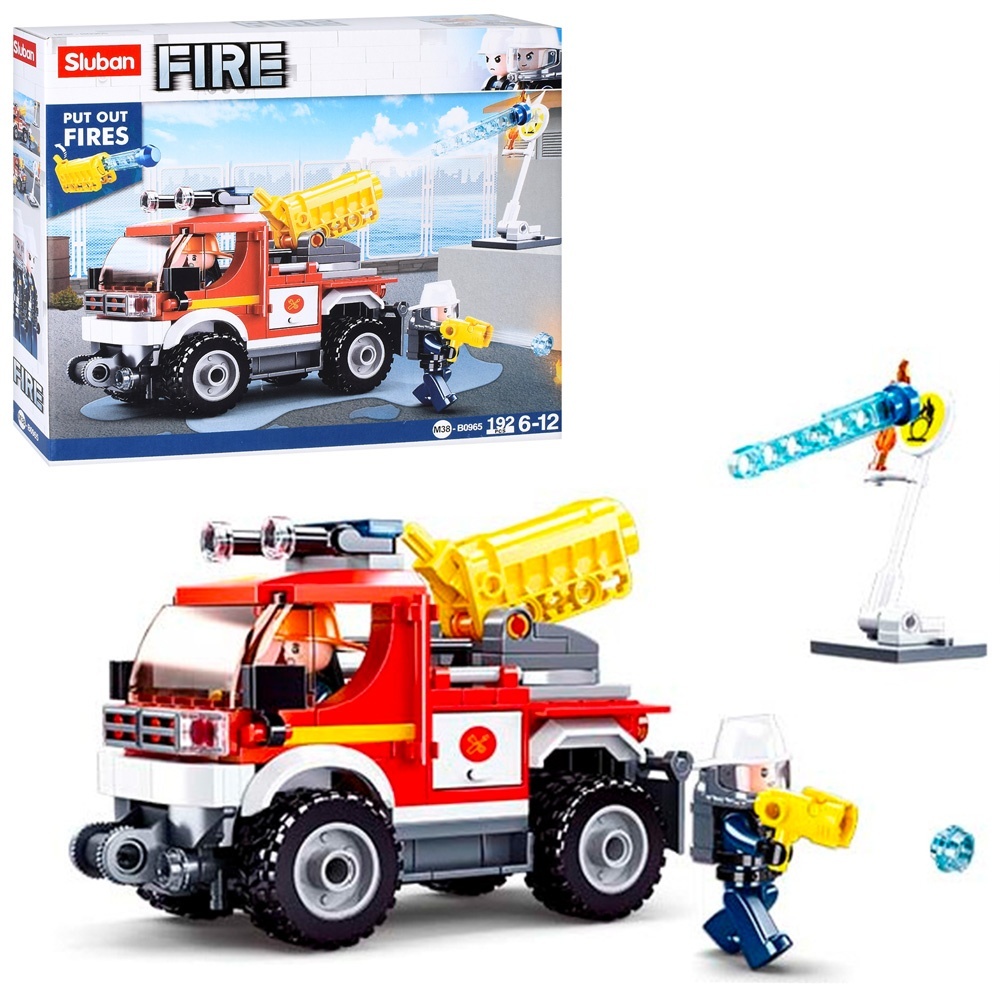 Конструктор SLUBAN M38-B0965 "Fire": Пожежна машина, 192 дет.