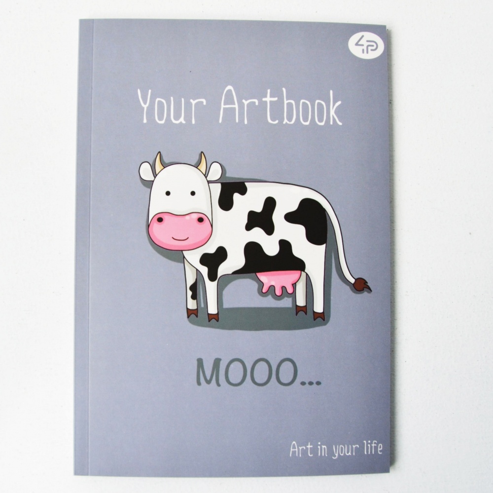 Блокнот TM Profiplan "Artbook cow", A5