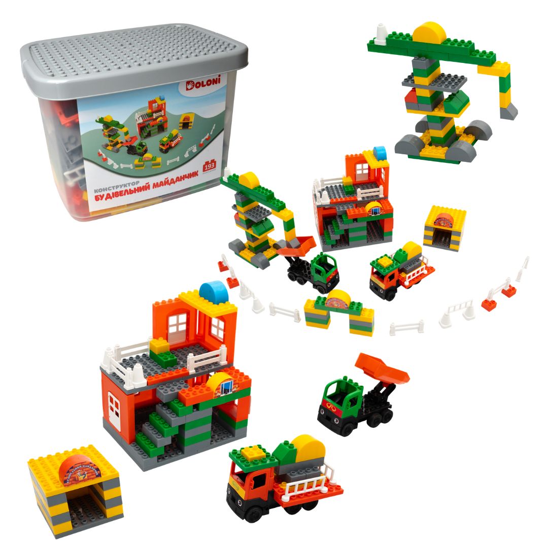 Конструктор "ВАНТАЖІВКА" 95 детал. 013888/10 в пластик. боксі