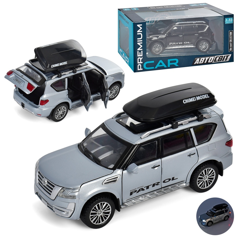 Джип AP-1713 АвтоСвіт, 1:32, мет., інерц., 2 кольори, муз., світло, бат.-таб., кор., 21-10,5-10 см.