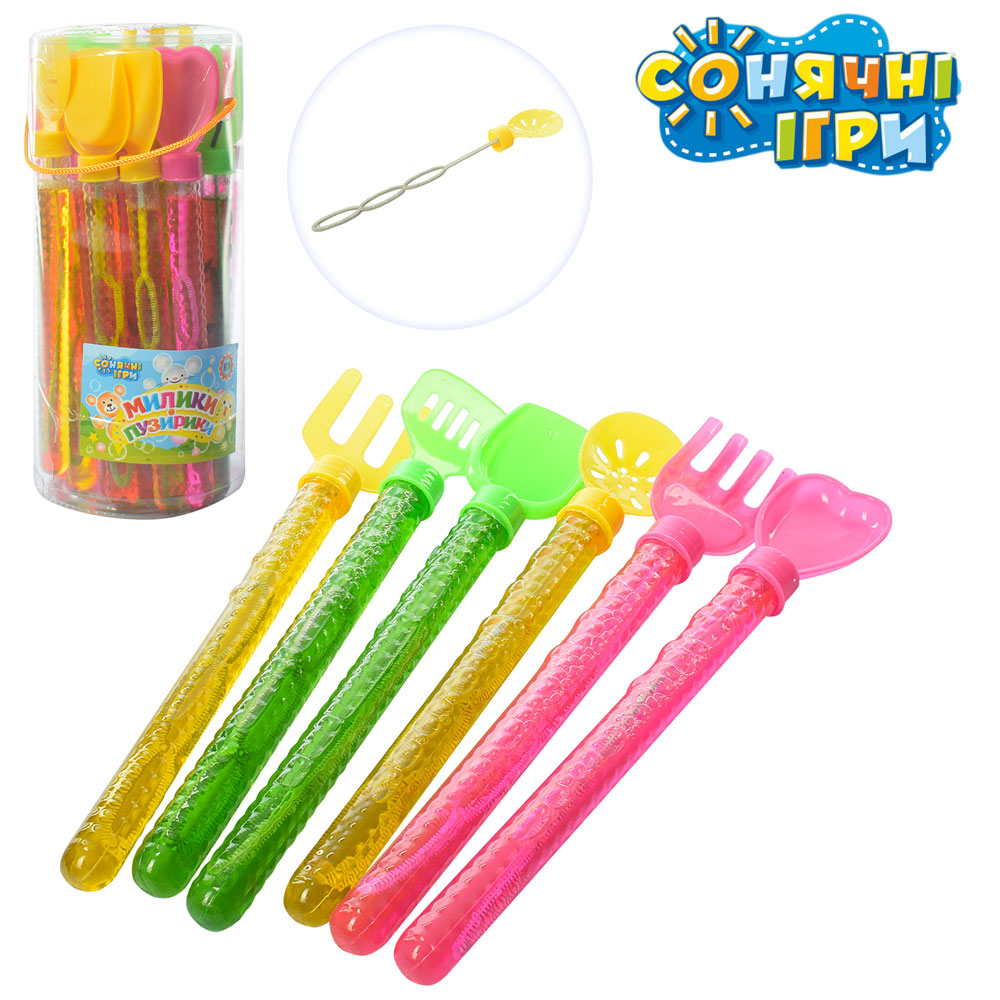 Мильні бульбашки 801P меч, 24 шт. (мікс видів) в диспл., 27-13-13 см.