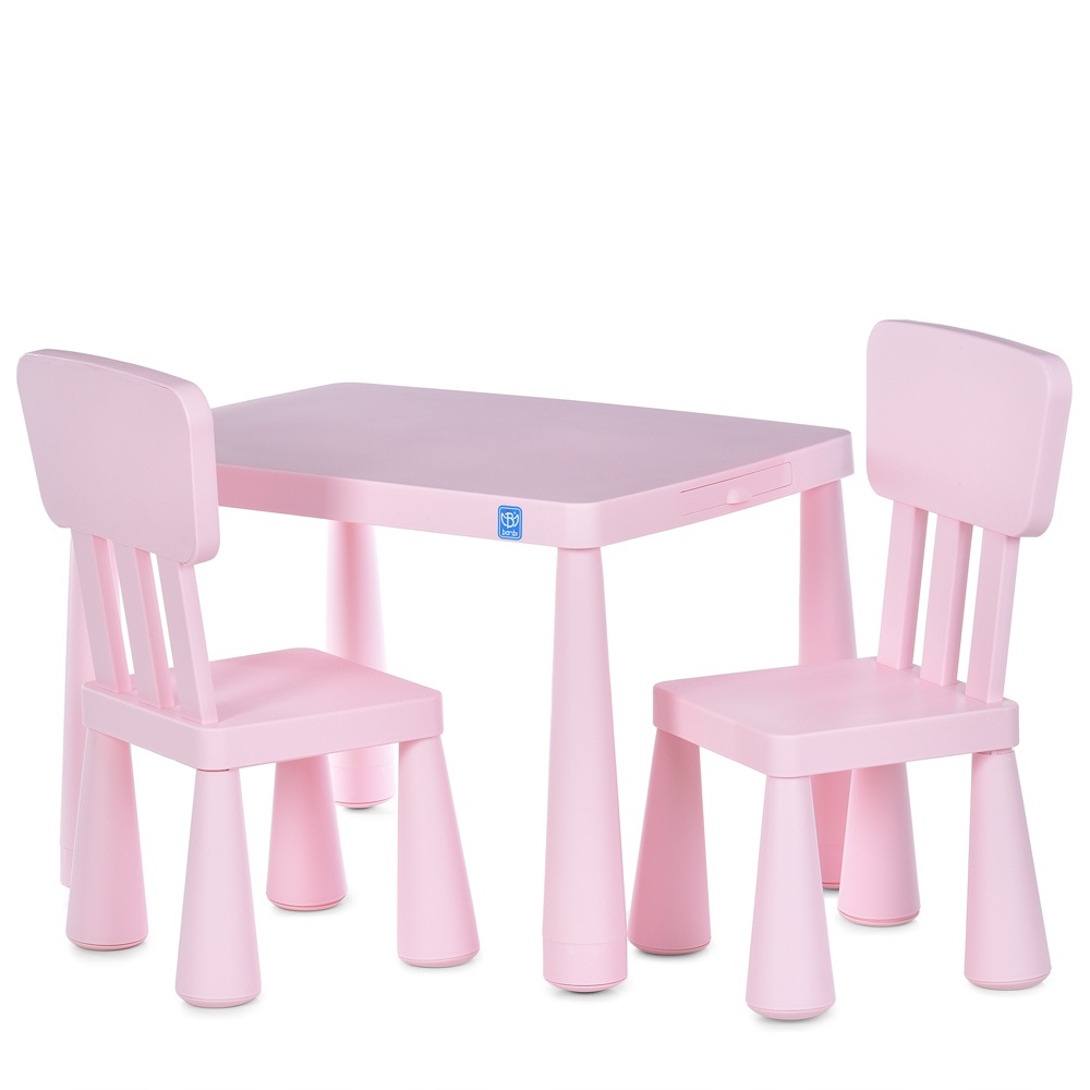 Столик M 6176-8 2 стільчика, кор., рожевий