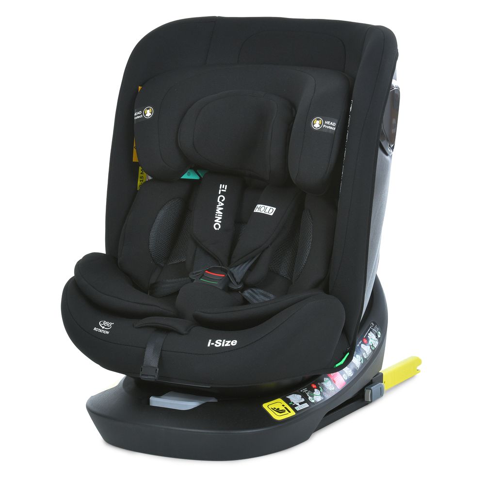 Автокрісло ME 1188 i-HOLD Black дит.,i-SIZE R129,фаза1,2(зріст дит.40-150см),Top Tether,isofix,чорн.