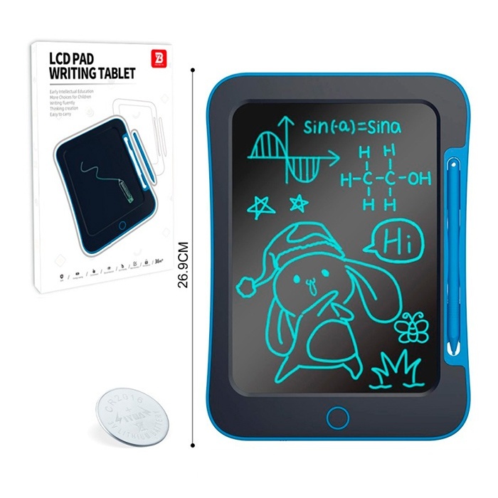 LCD планшет YBY302-1 для малювання, 10,5 дюймів, бат.(таб.), кор., 20-27,5-1 см.