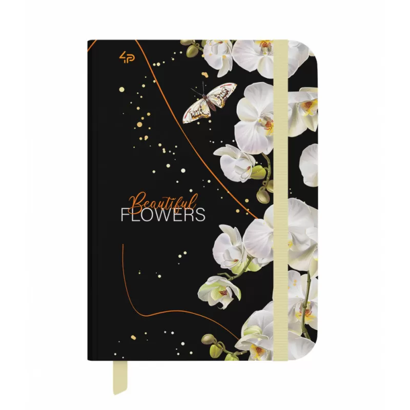 Блокнот TM 4Profi "Beautiful flowers" orchid, А5