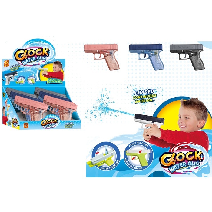 Водяний автомат 888-28SEC водяний пістолет, 3 кольори,12шт. в диспл., 24,5-14-21 см.