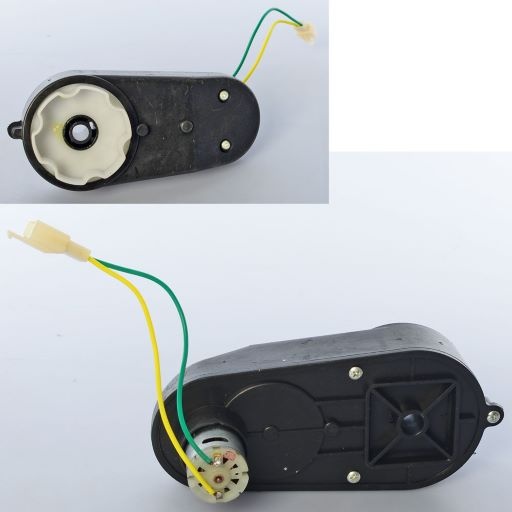 Редуктор в зборі з мотором M 4454-GEAR BOX для мотоцикла M 4454, отвір для осі 10мм., довж.17см.