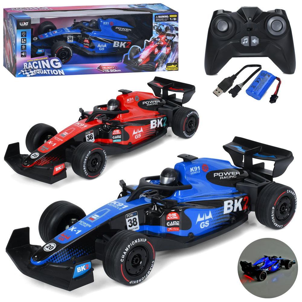 Машина UJ99-F103 радіо/к2,4G,акум,гоноч машина,1:8, звук,світ,корпус не б'ється,гум.кол.USB.2кольори