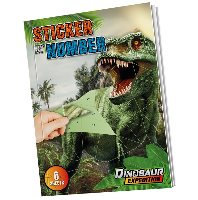 Dinosaur Expedition Стікербук за номерами/ Дінозаур Експедішн Стікербук за номерами, 961030