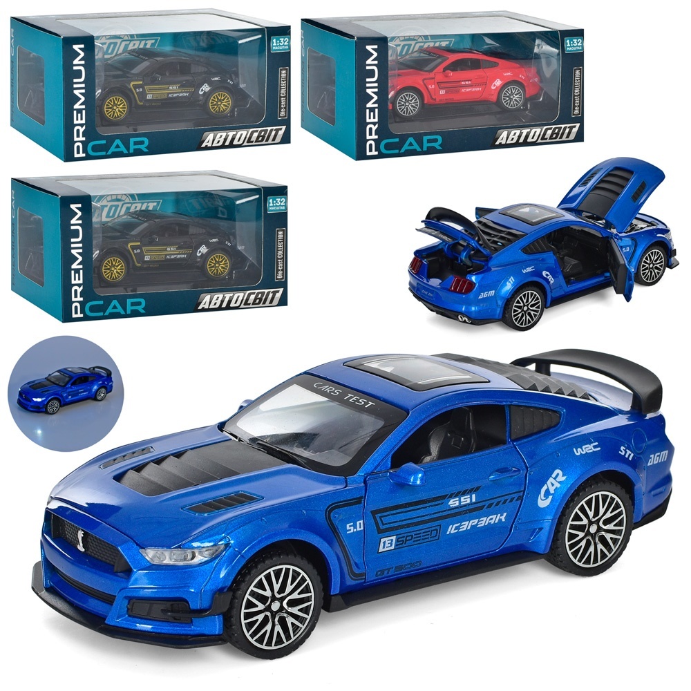 Машина AP-1726 АвтоСвіт, 1:32, мет., інерц., 3кольори, муз., світло, бат.(таб.), кор.,19,5-10-9,5см.