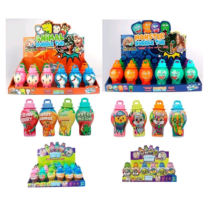 Мильні бульбашки LBD-601-2-10-13 колбанепроливайка.диспл,4 види.36,5-13-25см