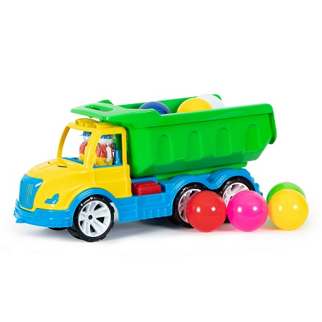 Набір дитячий " Самоскид Mati"  кульки великі ТМ Bamsic, арт 009/12